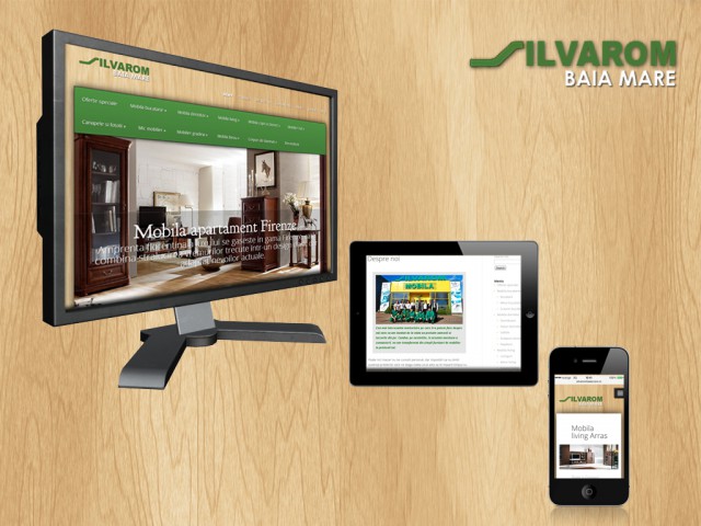 Silvarom: site de prezentare, catalog online de produse